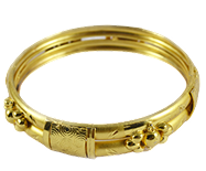 gold designer bangle
